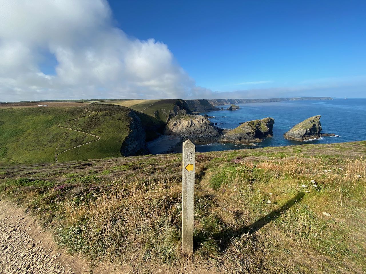 a view on the north Cornish coast