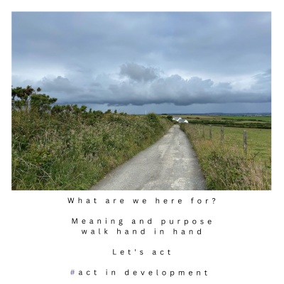 rainclouds approach on a walk in Cornwall