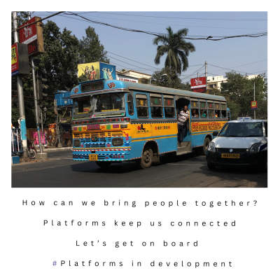 A colourful bus